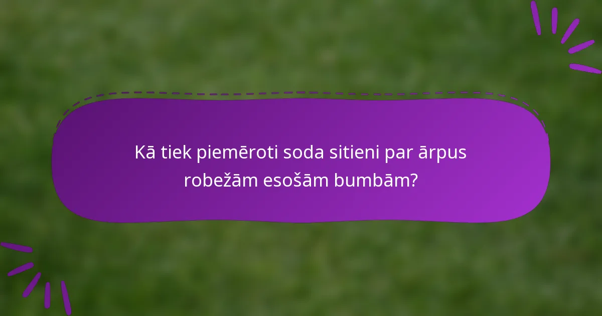 Kā tiek piemēroti soda sitieni par ārpus robežām esošām bumbām?