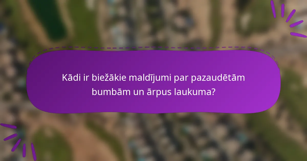 Kādi ir biežākie maldījumi par pazaudētām bumbām un ārpus laukuma?